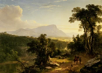 Landschaftskomposition: In den Catskills, 1848